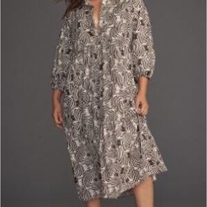 The Bettina tiered shirt dress by Maeve.